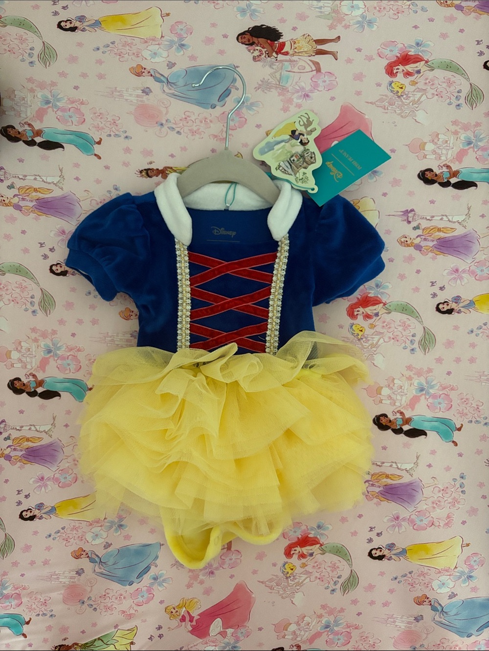 Snow White posh peanut princess velour dress